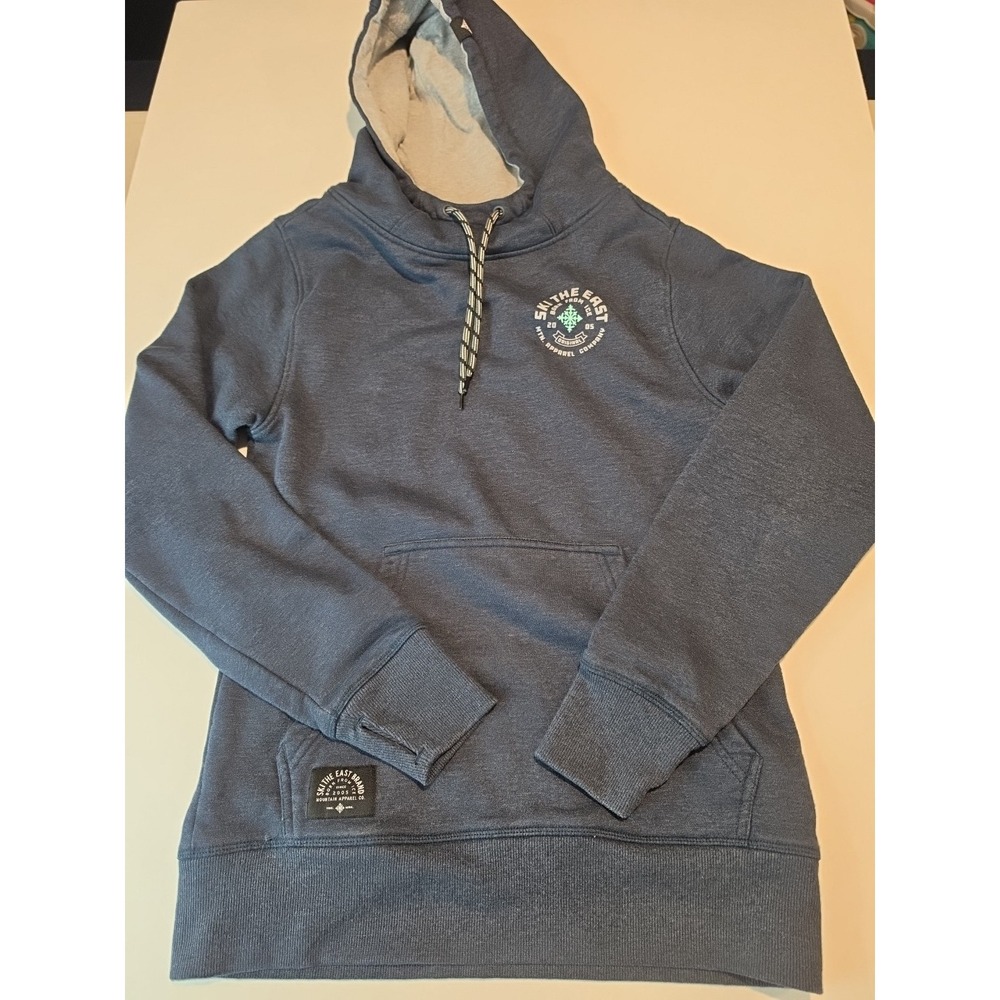 Ski The East  Adult Small Long Sleeve Pullover Hoodie Mountain Apparel Co.